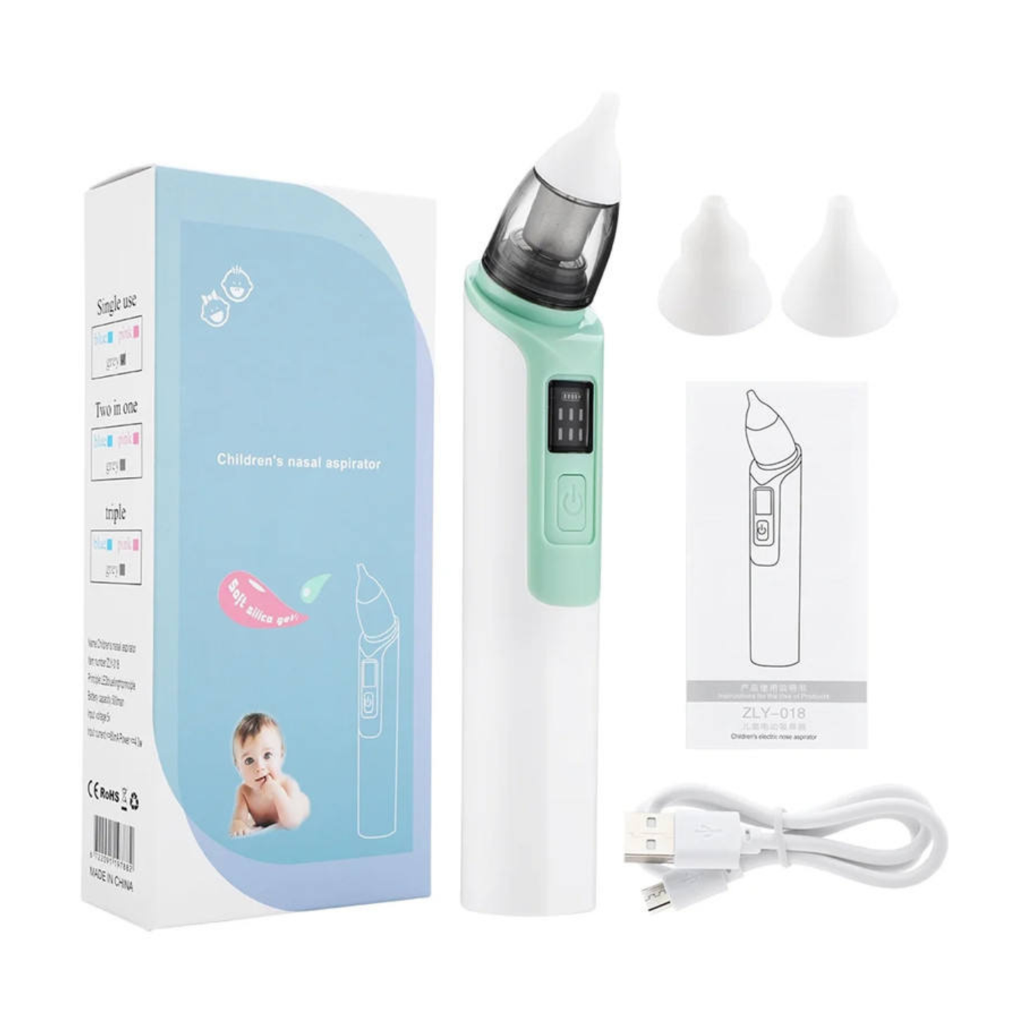 Sugador Aspirador Nasal Elétrico Bebê Mimalo