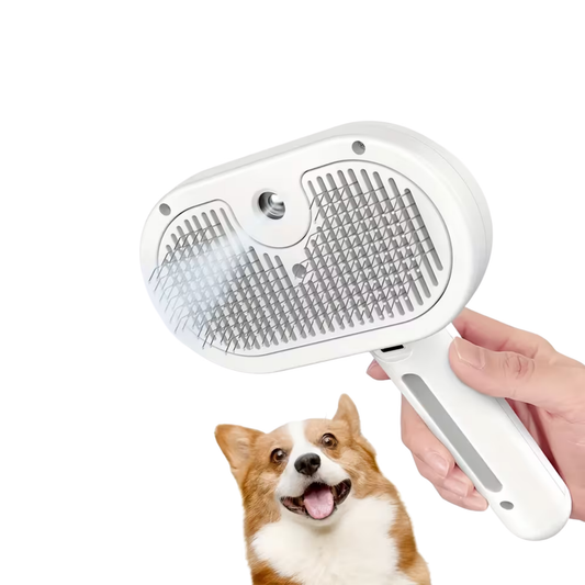 Escova de Limpeza para Cães com Spray Mimalo